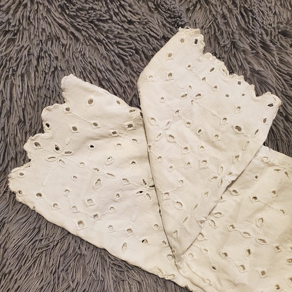 FREE PEOPLE Eyelet Skinny Pants Women's/Girl's - Picture 2 of 9